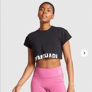 Gymshark fraction crop top